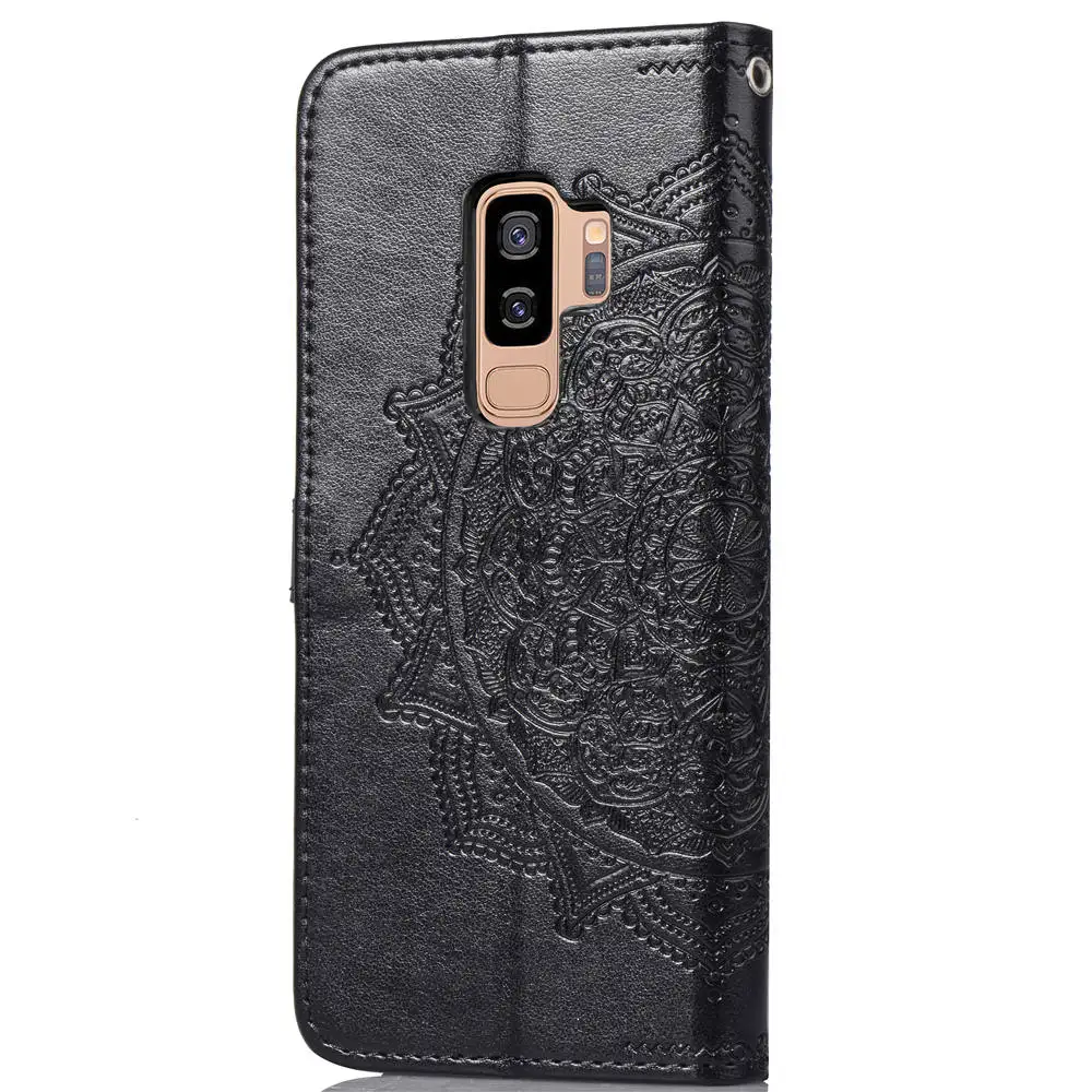 Кожаный чехол для samsung S8 плюс Чехол Флип Бумажник магнитный телефона Galaxy S 8