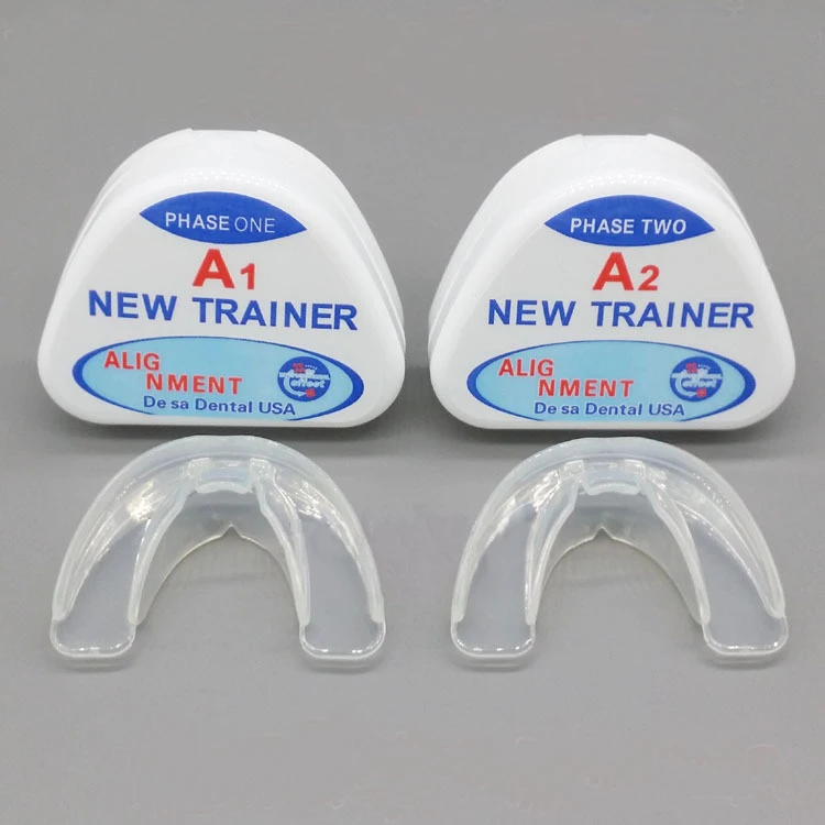 

Updated Version Set (A1& A2) Dental Tooth Orthodontic Appliance Trainer Alignment Braces MouthpiecesTeeth Straight/Alignment