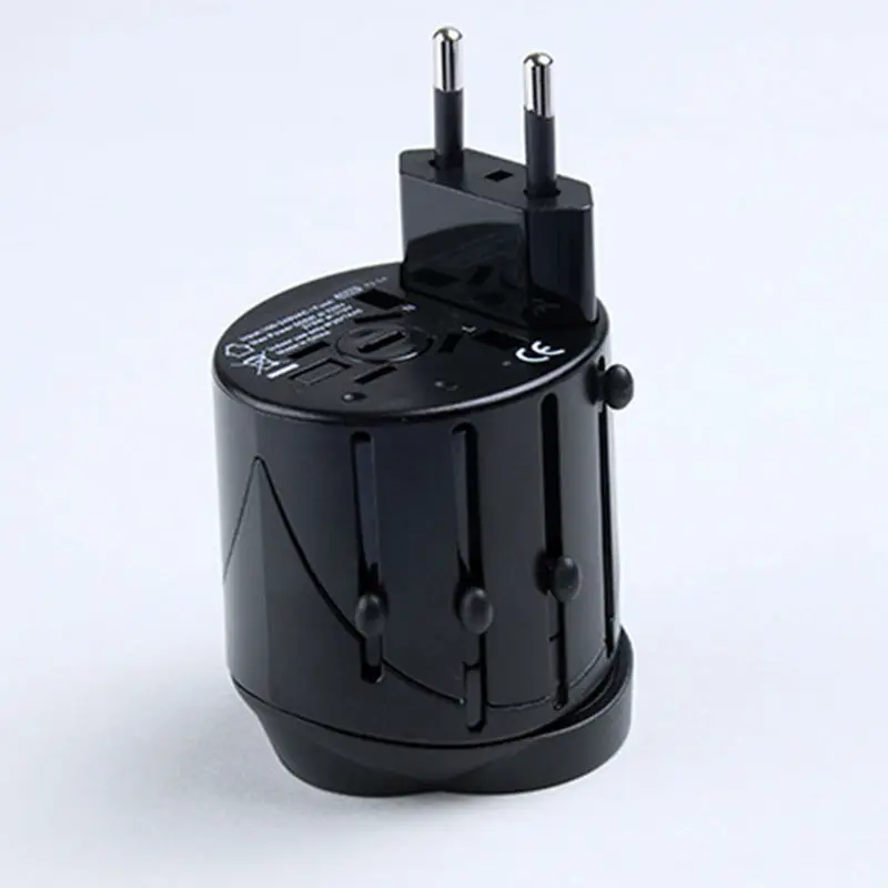 universal international plug adapter 2 usb port