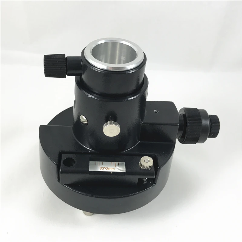 

NEW BLACK TRIBRACH ADAPTER FOR TOTAL STATIONS PRISM SET WITH OPTICAL PLUMMET