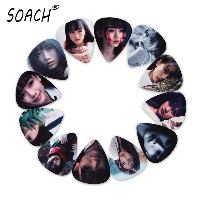 SOACH 10pcs/lot 0.46/0.71/1.0mm thickness guitar strap guitar parts Accessories