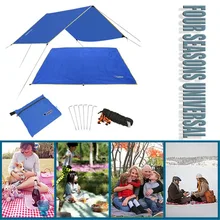 4-6 человек Сверхлегкий Многофункциональный водонепроницаемый походный коврик для палатки брезентовый коврик для наружного кемпинга пешего туризма пикника