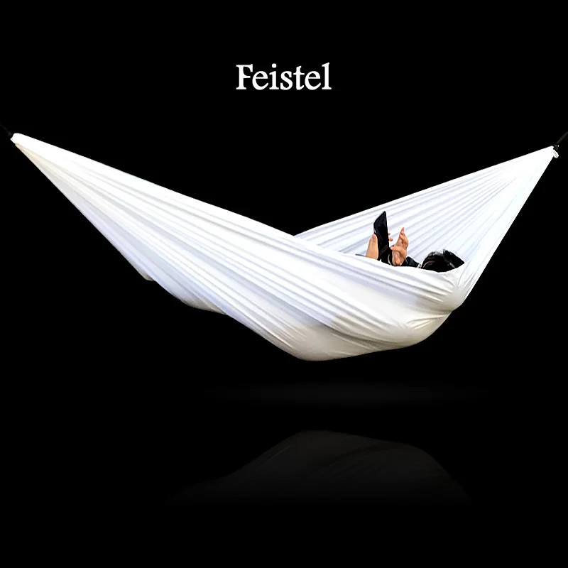 Outdoor Parachute Hammock Swing Bed Red Camping Hamock No Carabiners huismerk kopen in de aanbieding