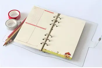 

New Korean Cartoon Girl Heart Original Standard A5 / A6 Loose-Leaf Handbook 6-Hole Inner Core Book