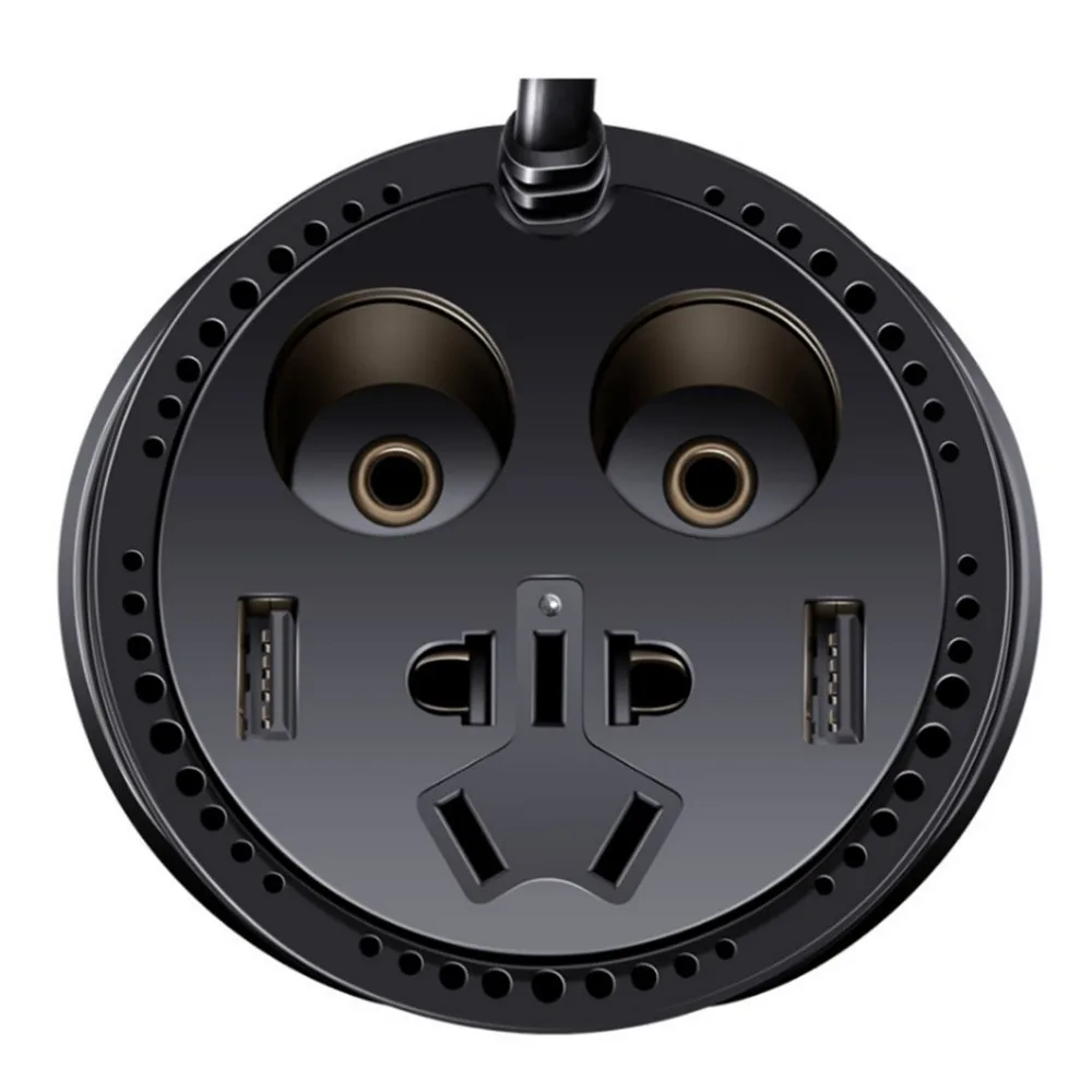  HSC HSC-108A forma de taza 2*40W cargador de coche inversor de corriente 3.1A encendedor de cigarri
