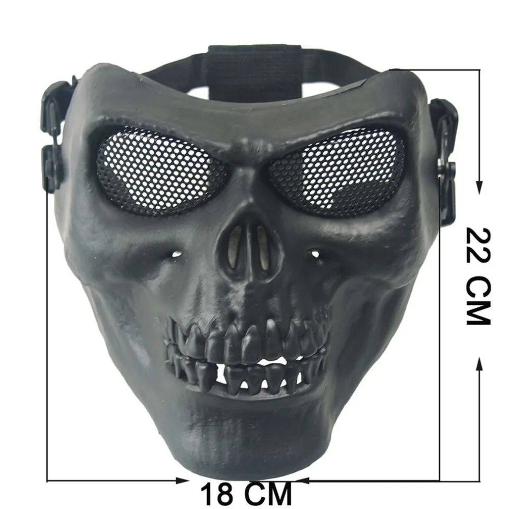 Halloween Face Mask Skull Skeleton Costume Hunting Tactical Military Protective