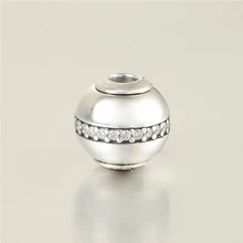 Se adapta a Pandora Pulseras de La Joyería 100% de Plata de ley 925 Esencia Pequeñas Perlas Ttability Encantos Auténtica Original DIY al por mayor