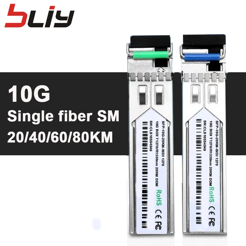 

sfp 10G 20/40/60/80km sfp+ gbic sfp module ethernet switch gigabit switch 1550/1310nm compatible with mikrotik/zte/cisco