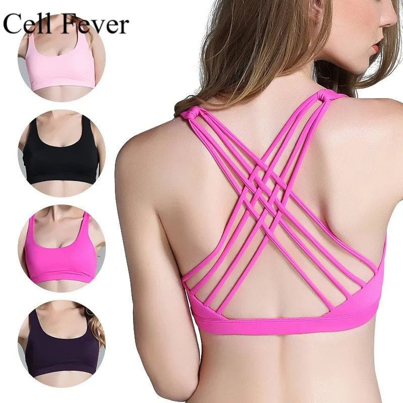 

Sexy Cross Sport Bra Top Fitness Women Active Wear Gym Crop Top Gym Running Elastic Quick Dry Yoga Bra Workout Bras Sportswear