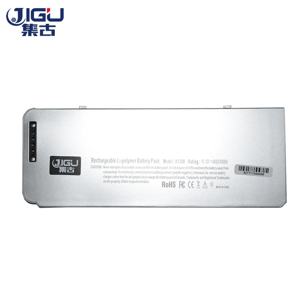 Пластиковый корпус JIGU 10 8 В A1280 Аккумулятор для ноутбука Apple MacBook 13 дюймов A1278 MB771 MB466