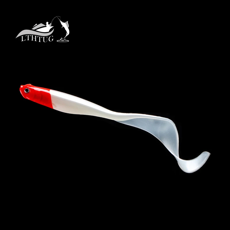

LTHTUG Hot 2017 New 5Pcs/Pack Sea Fish Samurai Type Fish shaped Soft Lure 105mm 6.5g Soft Baits Long Fish Tail Isca Artificial