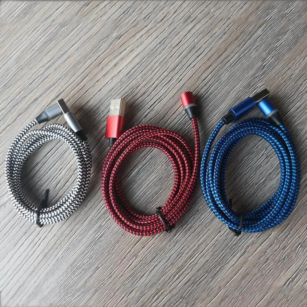 USB кабель магнитный с разъемами Micro и Type C для Samsung Xiaomi Huawei LG iPhone Xs Max 8 7 6 Plus|Зарядные