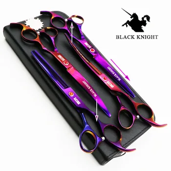 

7 Inch 4Pcs Purple Beauty Salon Hair Cutting and Thinning Scissors Barber Shears Professional Hairdressing Styling Tools Set