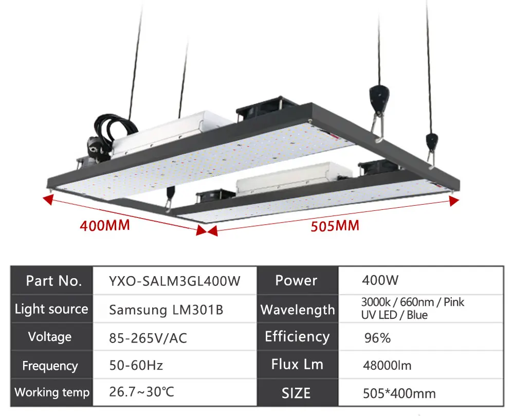 Quantum доска полный спектр 200 W 400 W 600 W 800 W samsung LM301B 3000 K 660NM 395NM 450NM драйвер Meanwell с регулируемой яркостью светодиодный светать