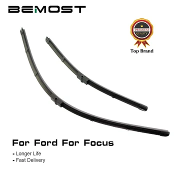 

BEMOST Car Wiper Blades Natural Rubber For Ford For Focus MK2 MK3 Model Year From 2004 To 2017 Fit Push Button/Side Pin Arms