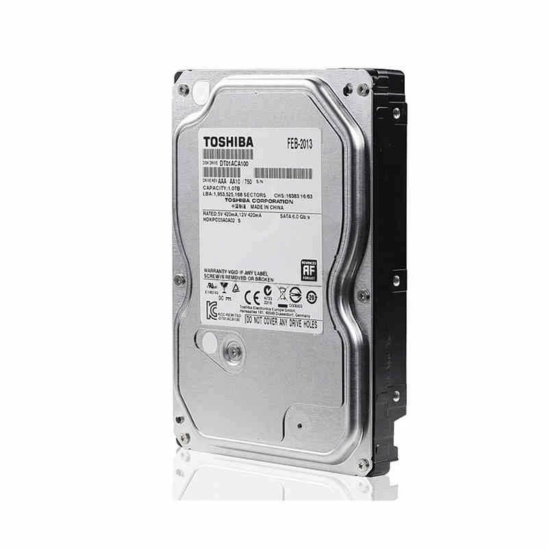  Disco duro Toshiba 1 T para PC de escritorio DT01ACA100 SATA/300 6 Gb/s 7200 RPM 32 MB HDD disco du