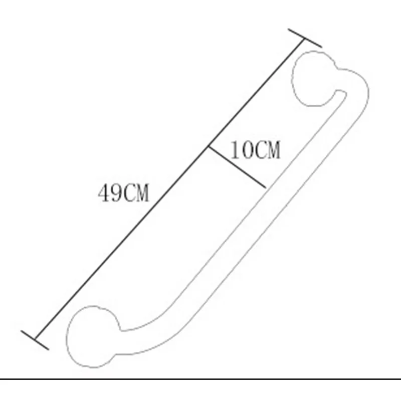 Поручни для ванной, поручень для душа, аксессуары для ванной комнаты, поручни для ванной комнаты, твердая латунь, античный бронзовый цвет