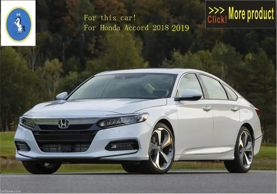 Yimaautotrims для Honda Accord 10th 2019 2018 ABS Авто аксессуары спереди ДВИГАТЕЛИ автомобиля капюшон бампер + фары лампы бровей крышка отделка