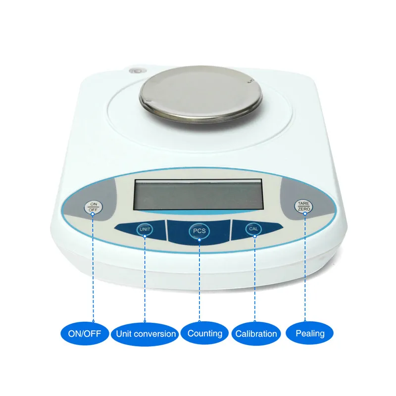 200g0.01g Analytical Balance Digital Scales Precision Weight Scale Balance Scientific Lab Accuracy Jewelry Kitchen Postal (5)