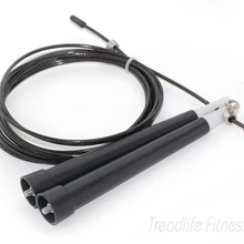 Crossfit Бокс Фитнес ультра Скорость кабель Провода Скакалка Регулируемый Черный 10'