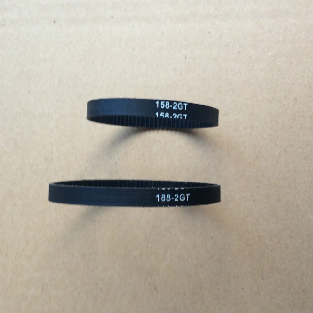 Promoção!!! GT2 Correia dentada, 6mm de largura, closed-loop de 79 dentes 158mm & 94 dentes 188mm
