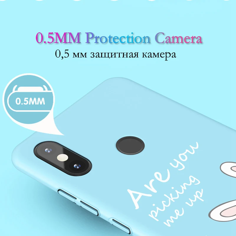 3D Cartoon Cute Phone Case For Xiaomi mi 9 8 A2 Lite Redmi 5 Plus 6 Pro Coque PC Cover Case For Xiaomi Redmi Note 7 5 6 Pro 4 4X