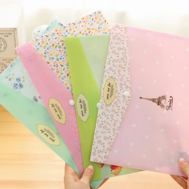 

Wholesale 200PC A4 Waterproof PVC File Folder Document Filing Bag Stationery Bag