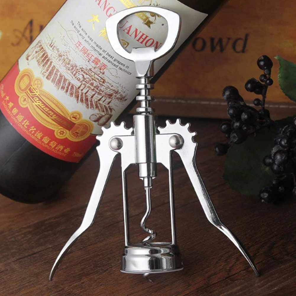 Wing Corkscrew Wine Opener Premium All-In-One Wine Corkscrew Bottle Opener Professional Alloy Wine Bottle Opener Colorful Wing Corkscrew Wine Opener Premium All-In-One Wine Corkscrew Bottle Opener Professional Alloy Wine Bottle Opener Colorful