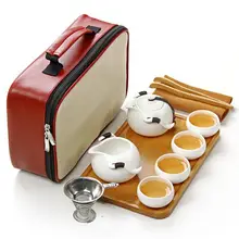 11 шт., 12 шт. чайный поднос дорожная сумка The Ding Kiln чайные наборы портативный дорожный чайный набор, быстрая чашка, чайник, gaiwan. Чайный набор кунг-фу