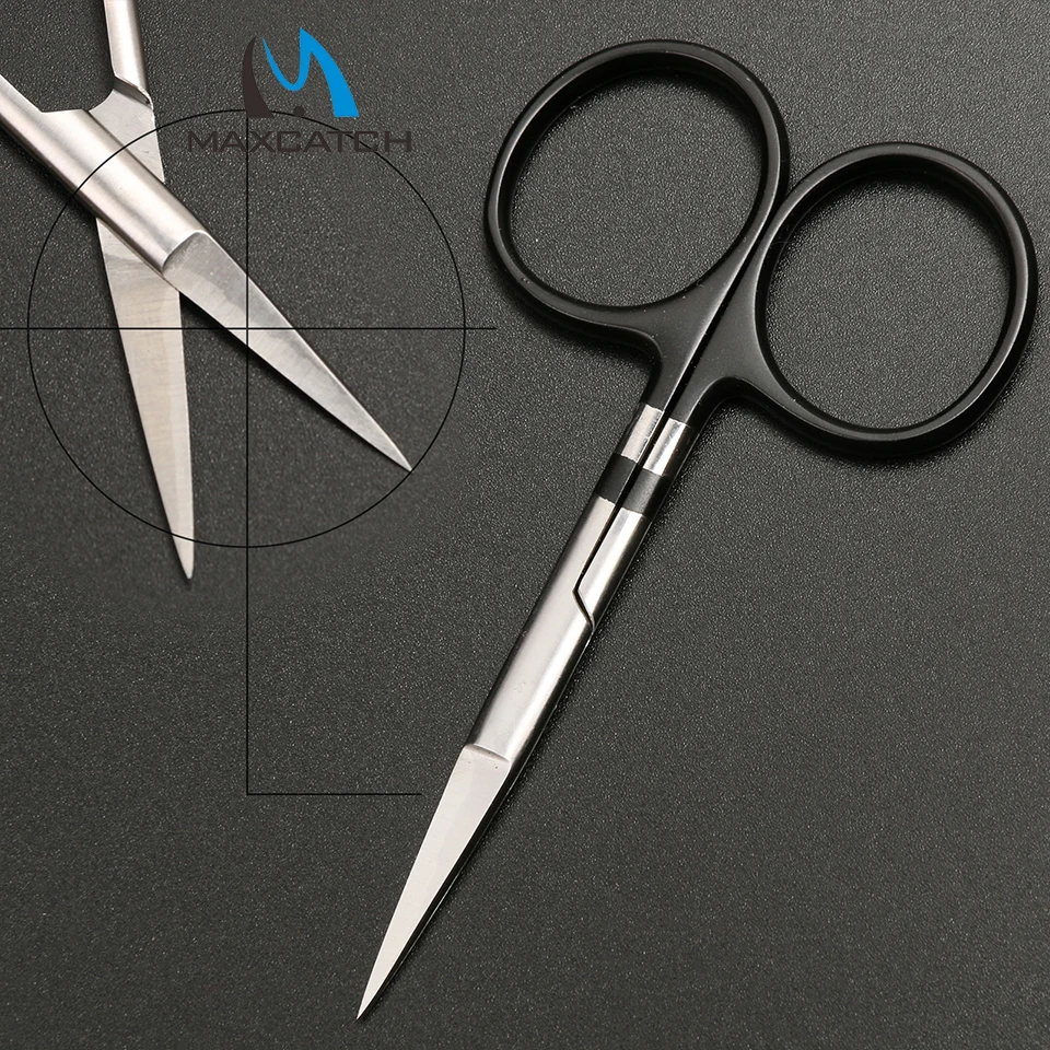 Maximumcatch Tungsten Carbide Blade Fishing Scissors Fly Tying Serrated