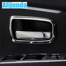 Alijunda! Для Mitsubishi ASX ABS хромированная отделка ручки чаши Украшение Коробка кольцо 4 шт./лот для Mitsubishi ASX авто аксессуары