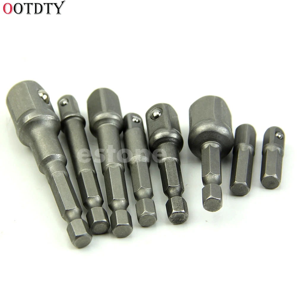 

OOTDTY Hex Power Drill Bit Driver Socket Bar Wrench Adapter Extension 1/4" 25mm