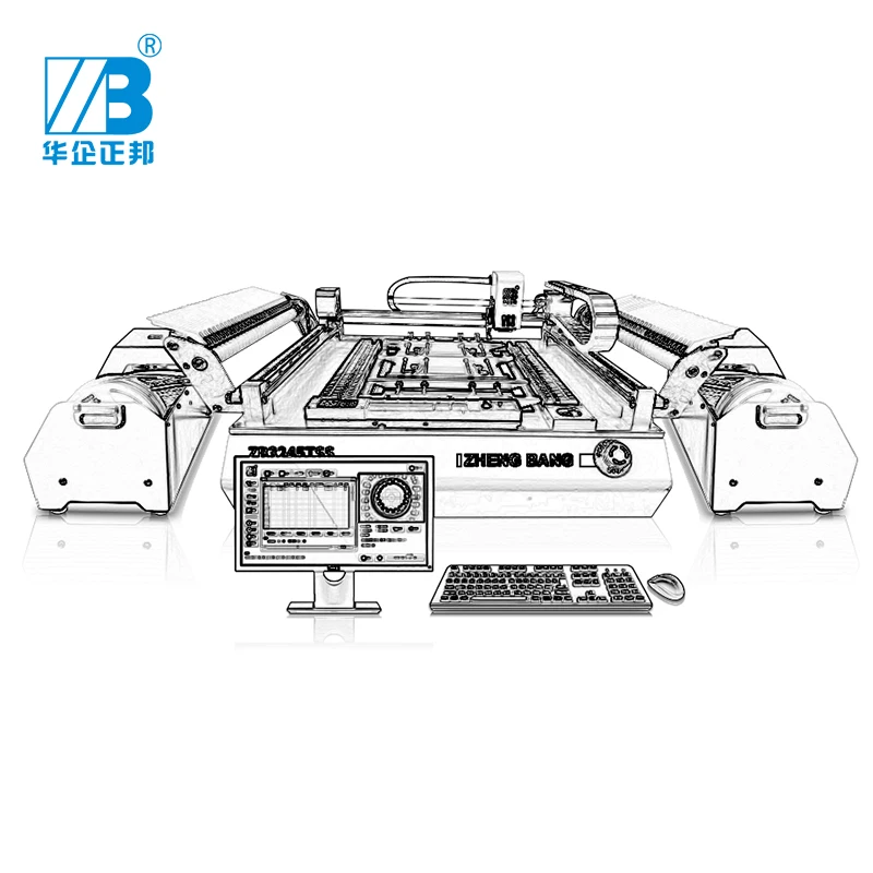 ZB3245TSS Автоматическое видение палочки и место машина для SMT Assenmbly производственной линии