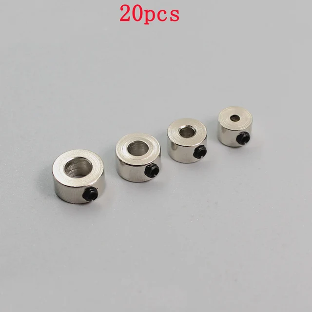 20pcs Metal Shaft Sleeve Lock Bushing Wheel Lock Motor Shaft Locks