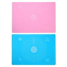 New65* 45 см антипригарный силиконовый подкладочный лист выпечки Кондитерские инструменты для теста и помадки прокатная доска для теста коврик для выпечки