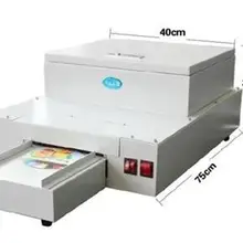 CD DVD УФ машина для нанесения покрытия рабочего стола УФ-лак машина, CD ламинатор 220 В абсолютно RH