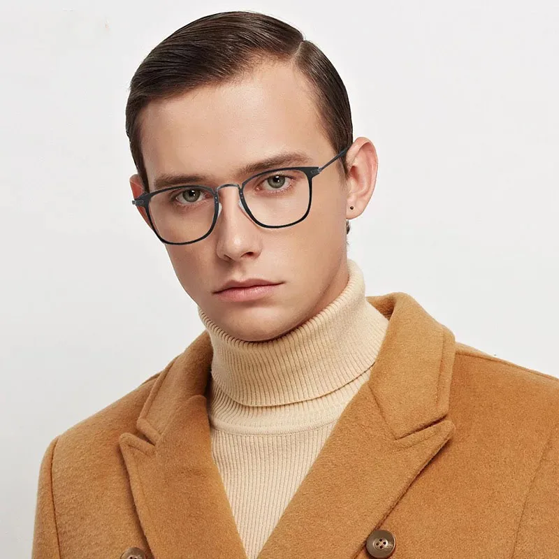 Очки в титановой оправе мужские|oculos de grau|brand prescription glassesmen optical |