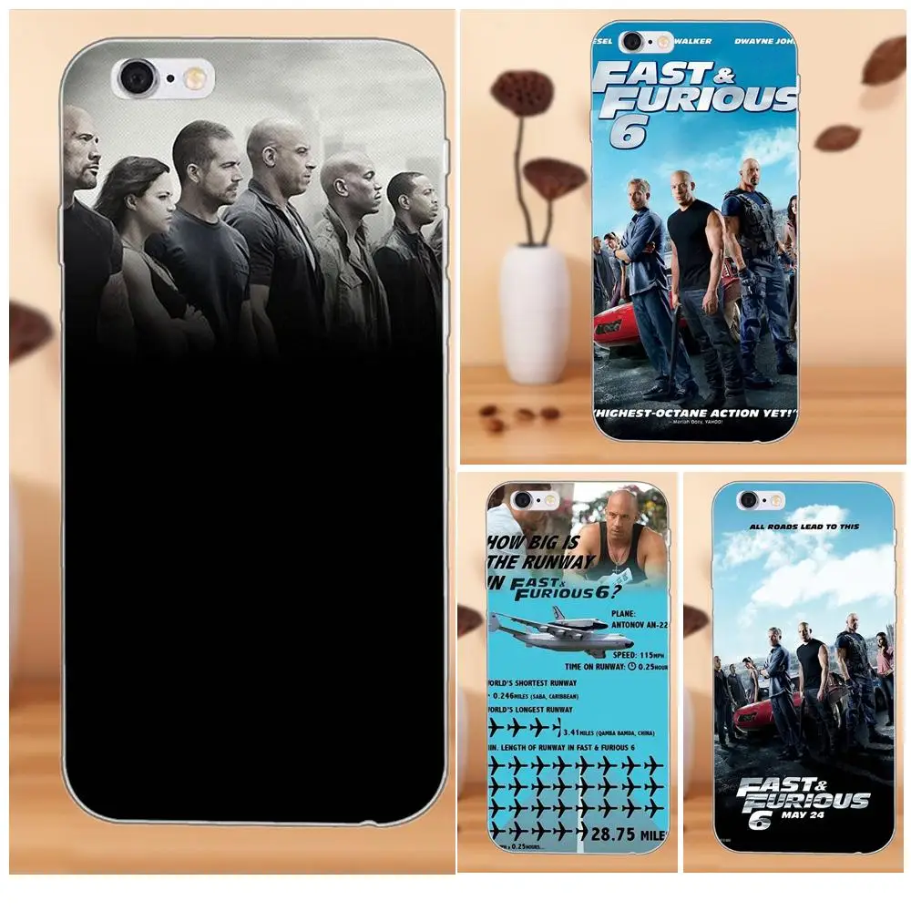 

Paul Walker Vin Diesel Fast Furious 6 Soft TPU Mobile Cases Covers For Xiaomi Redmi Note 2 3 3S 4 4A 4X 5 5A 6 6A Pro Plus