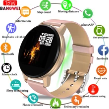 LIGE Smart Bracelet Men Women IP67 Waterproof Fitness Watch Full screen touch screen Can Control Music Playback For Android ios