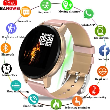 

LIGE Smart Bracelet Men Women IP67 Waterproof Fitness Watch Full screen touch screen Can Control Music Playback For Android ios