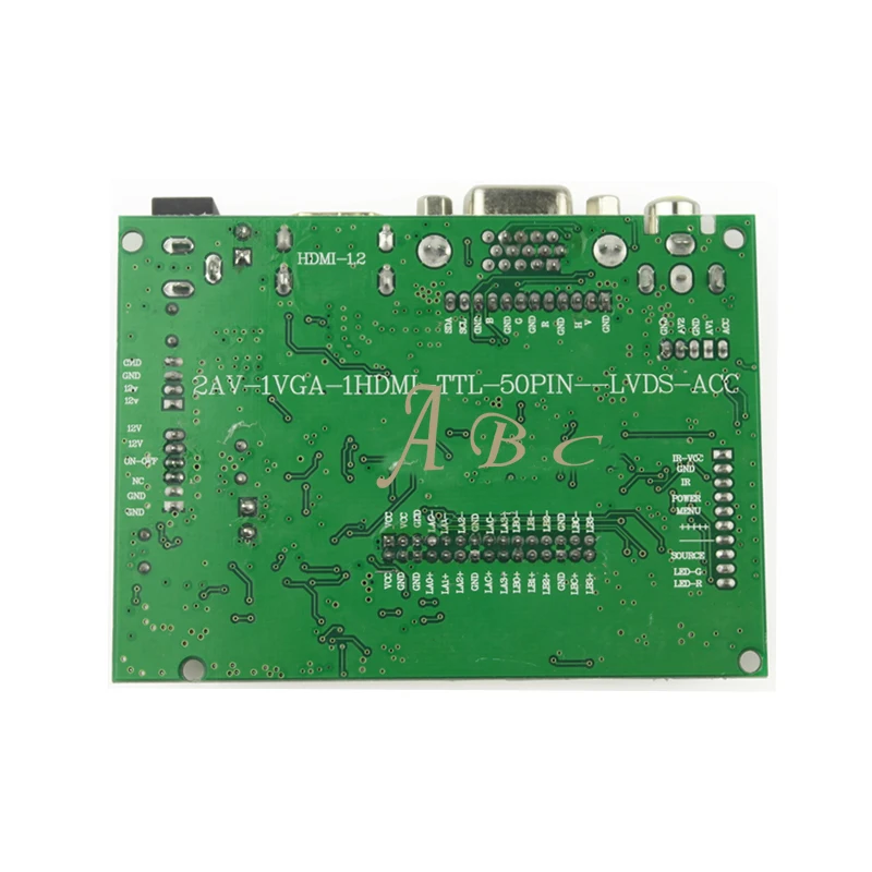 Плата контроллера для Raspberry PI 3 LP156WH2 1366x768 1ch 6 бит TFT ЖК дисплей HDMI VGA 2AV LVDS + 40