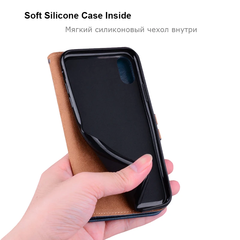 Кожаный флип чехол для Samsung Galaxy S10 S10e S9 S8 Plus A10S A20S A20E A70 A50 A40 A30 A20 A10 A9 A8 A7 A6 J8 J6 J4
