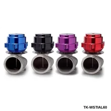 Palanquilla de carreras de aluminio para coche, 60MM, Vband V60, brida, Turbo Wastegate para BMW Subaru, Honda, TK-WSTIAL60