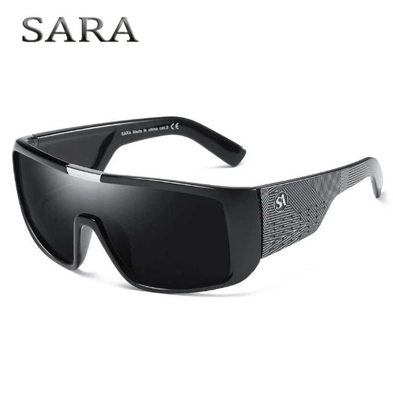 

SARA 2019 New Fashion Sunglasses Men Women Brand Design DOMO Sun Glasses Male Square Pilot Goggles Eyewear Oculos Feminino