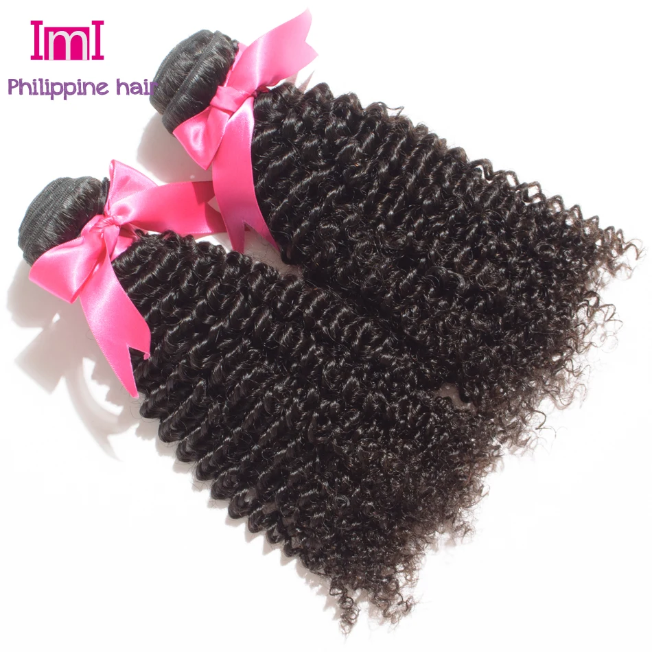Hot Philippine virgin hair unprocessed virgin Philippine hair extension kinky curly Phlippine