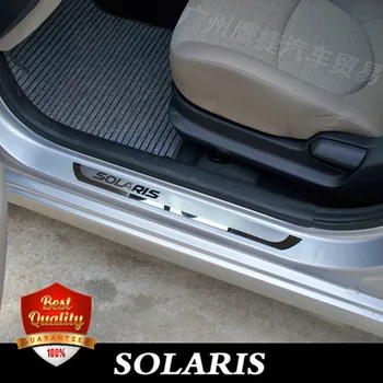 

Stainless Steel Door Sill Scuff Plate Fit for HYUNDAI SOLARIS 2010-2019 SOLARIS