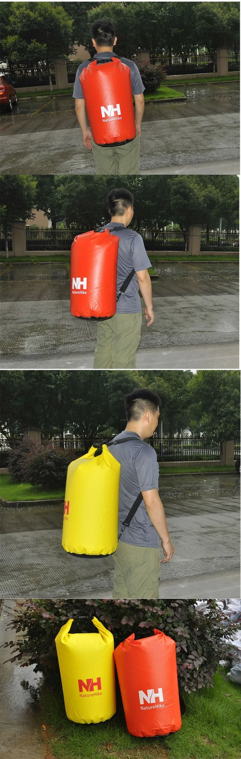 Naturehike 50L Портативный Открытый водонепроницаемый путешествия рафтинг сумка ведро пляж большое уплотнение хранения сухой плавательный мешок кемпинг