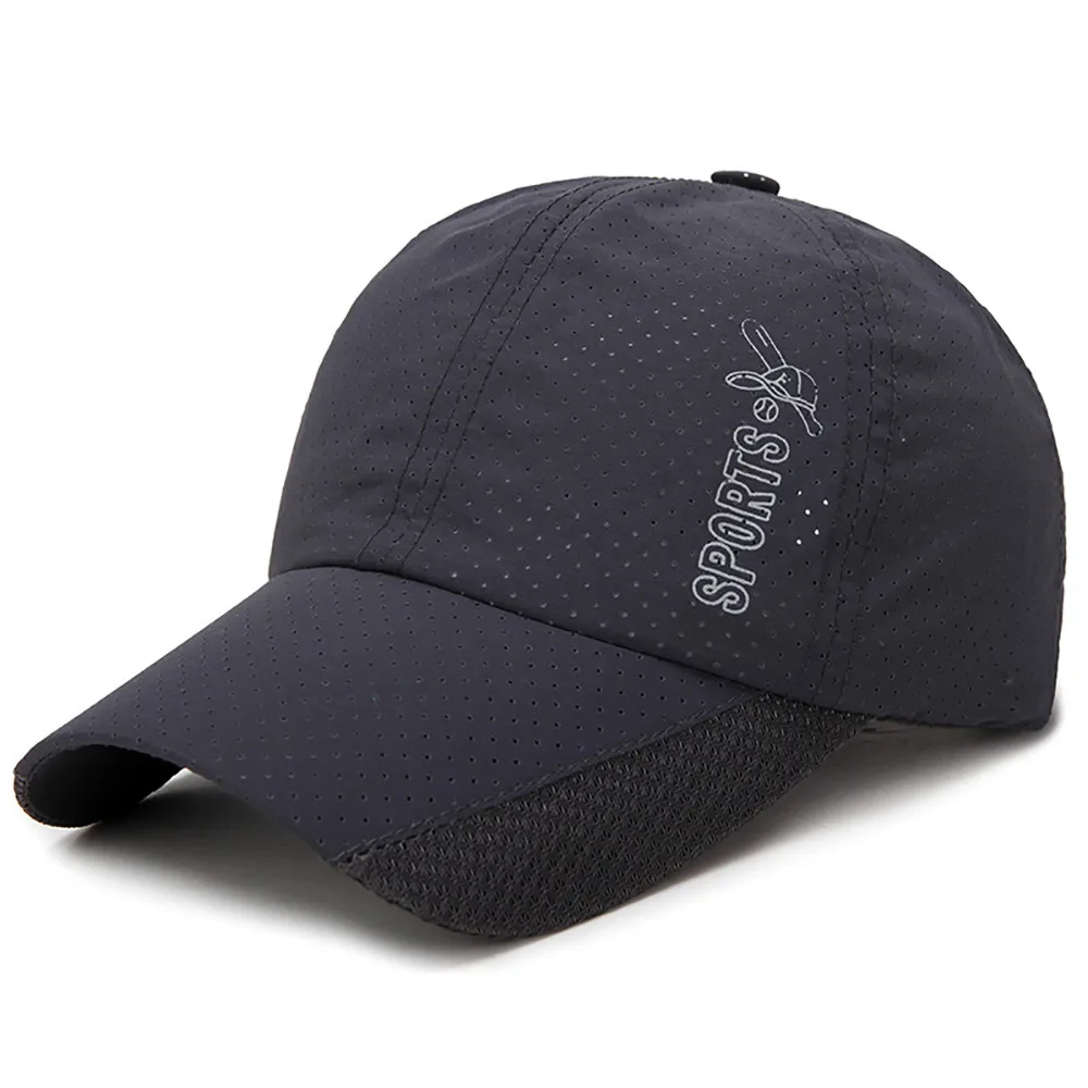 Летняя Мужская дышащая бейсбольная кепка для спорта на открытом воздухе, кепки для гольфа, мужские кепки для защиты от солнца, быстросохнущие кепки