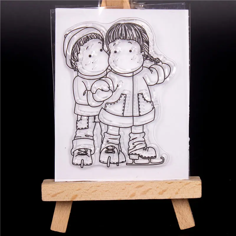 

New Transparent Silicone Clear Rubber Stamp and die Sheet Cling Scrapbooking DIY Cute Pattern Photo Album PaperCard Decor Stamp