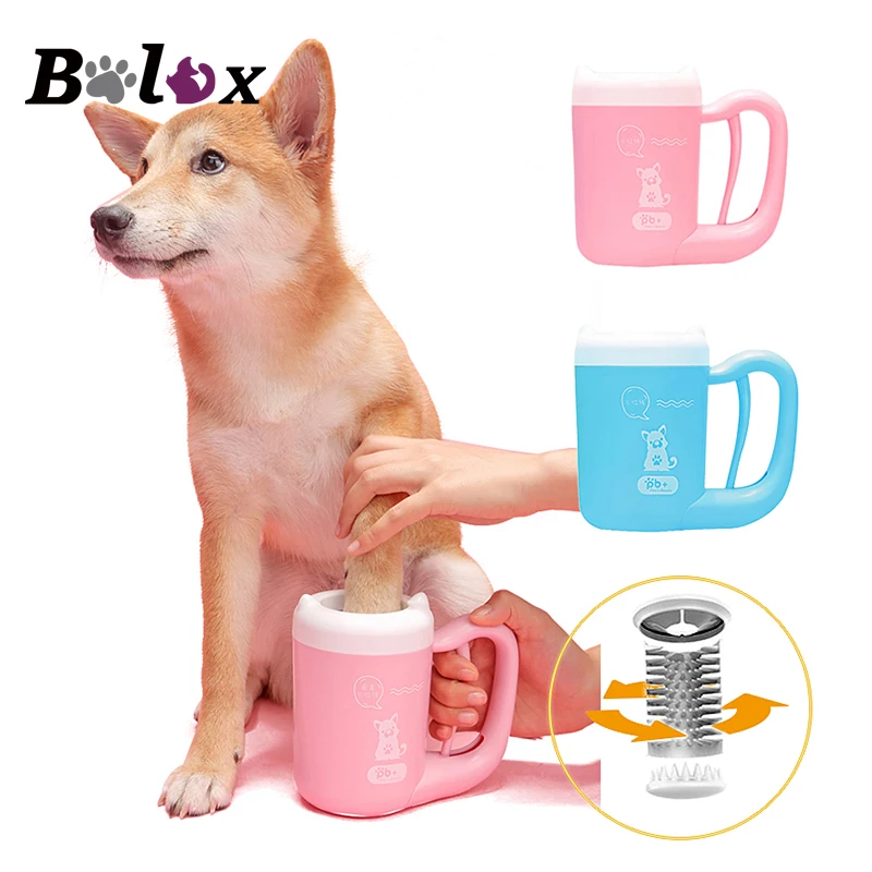 Pet Paw Washer Dogs Dirty foot Paw Cleaning Cup for Puppy dog paw